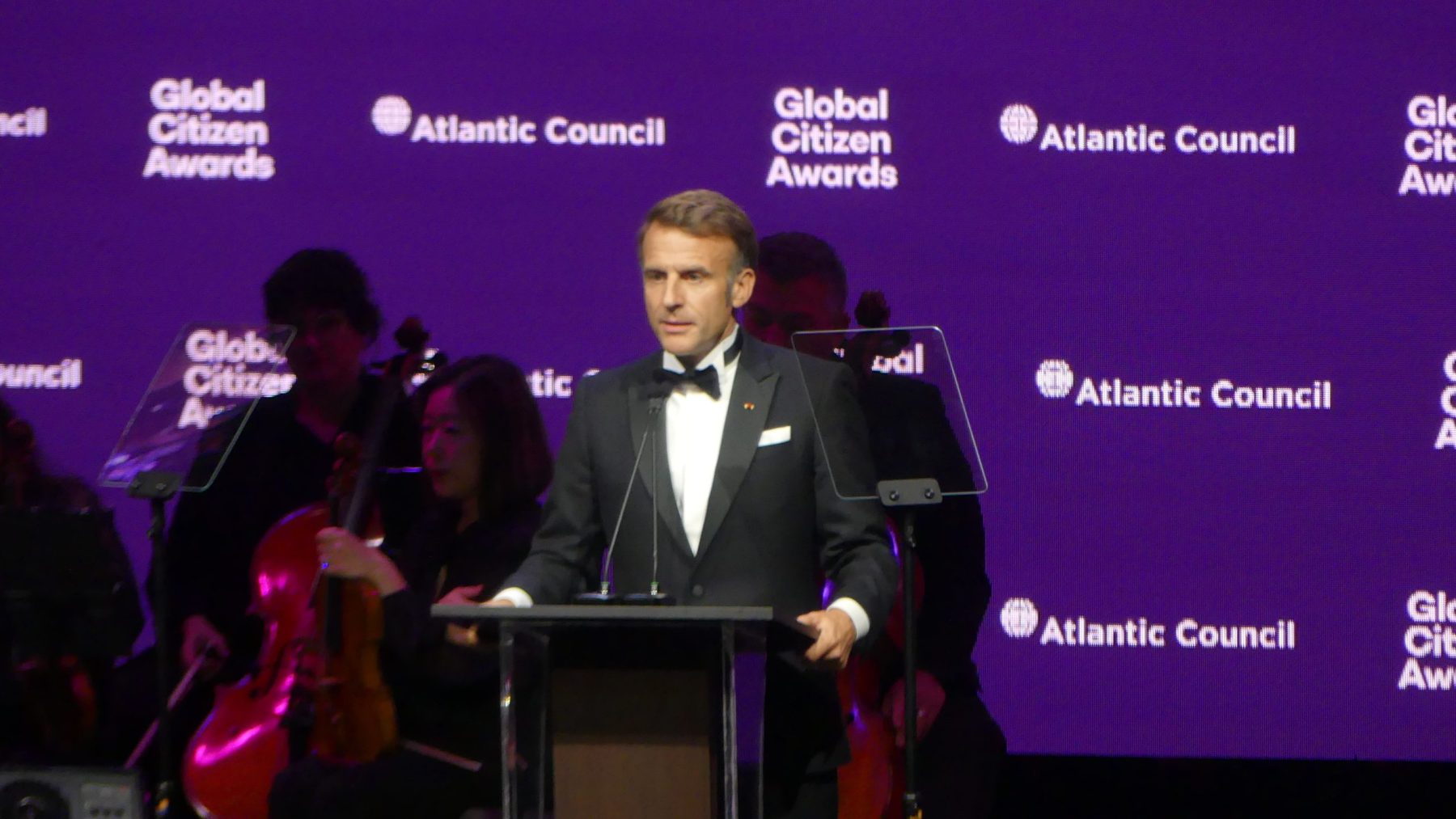 You are currently viewing Sept 24, 2025 — French President Emmanuel Macron — 2025 Global Citizen Award